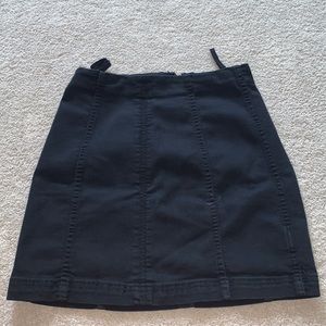 Black Pencil Skirt, Free People